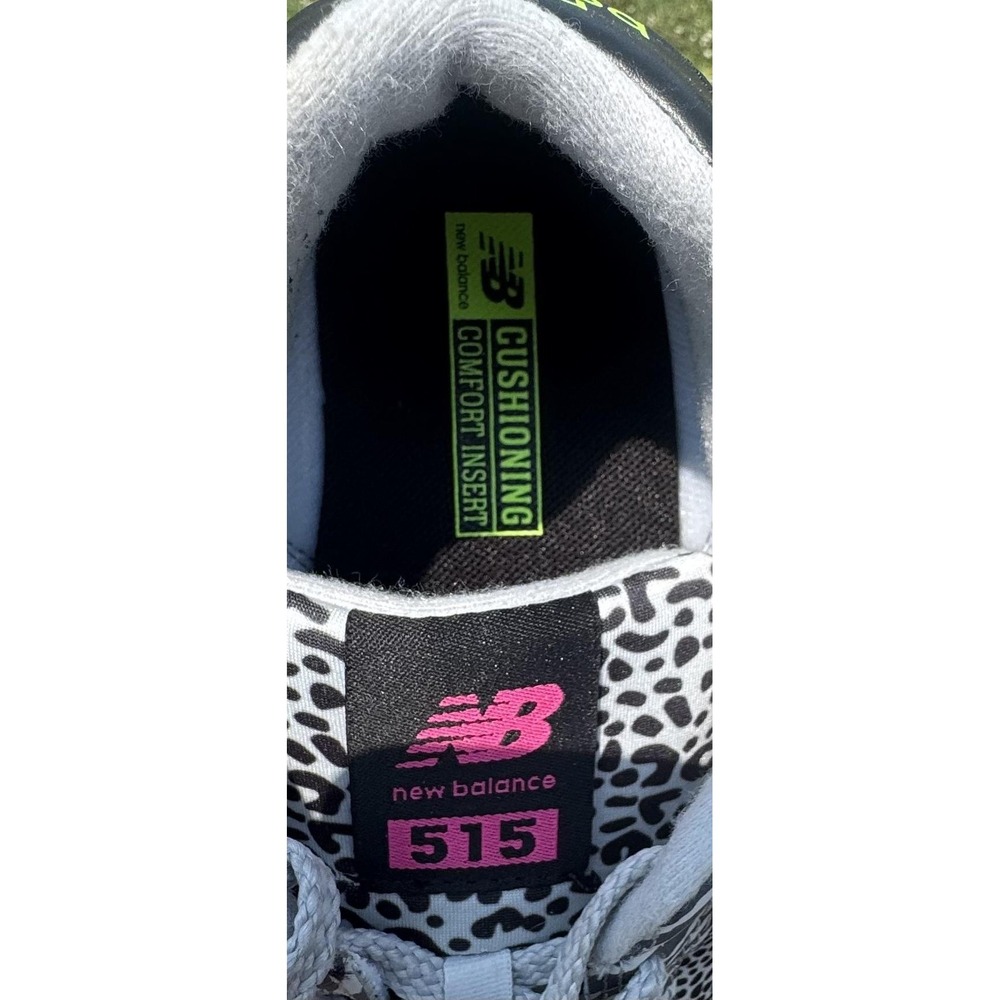 New Balance 515 Womens Gray Leopard Animal Print Sneakers WL515AN3 Size 10 - Picture 11 of 14